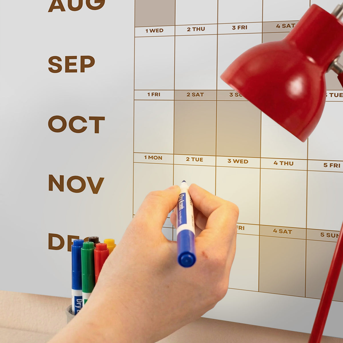 2027 Wall Planner, Earth Tone, Matte Paper