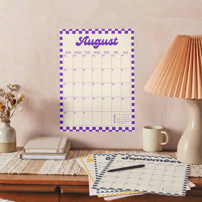 2027 Wall Calendar, Vintage Design, Recycled Paper