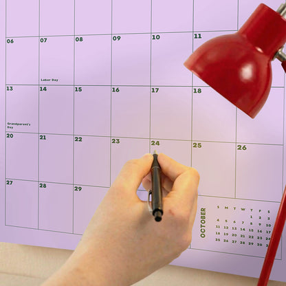2026–2027 Academic Year Calendar, Pastel Color, August Start