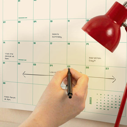 2026-2027 Retro Academic Year Large Monthly Planner, September Start, Recycle Paper