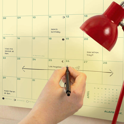 2026 Pastel Color Calendar, Recycled Paper
