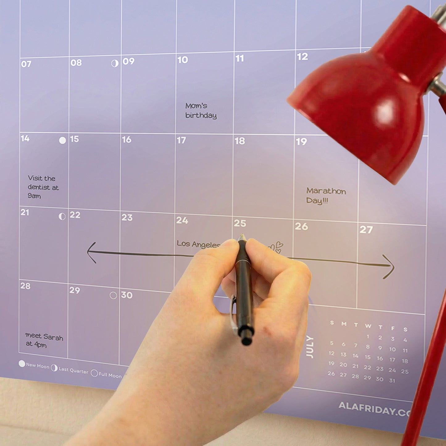 2026 Gradient Calendar, Recycled Paper