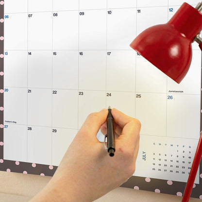2027 Wall Calendar, Polkadot Design, Recycled Paper