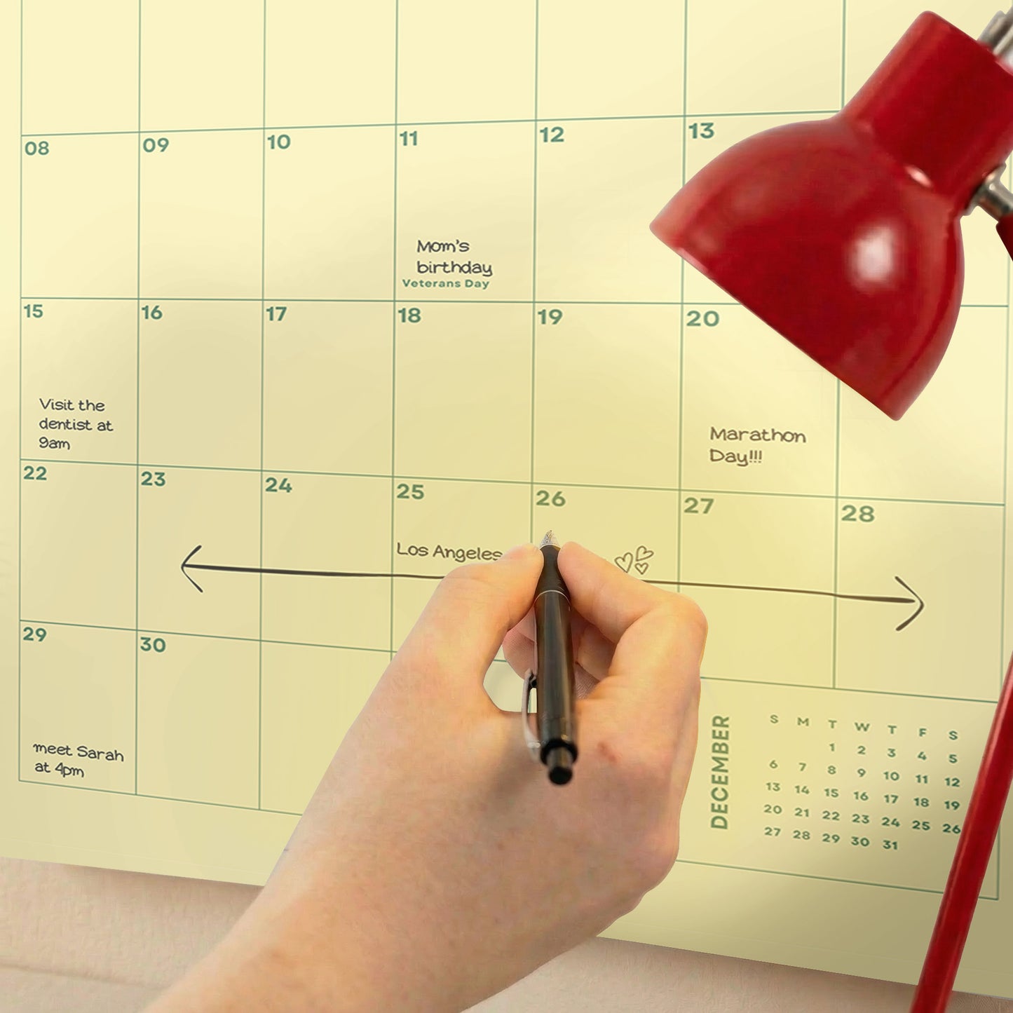 2026-2027 Pastel Wall Calendar | Academic Year Planner for Students & Teachers | A4 & A3 | Recycled Paper