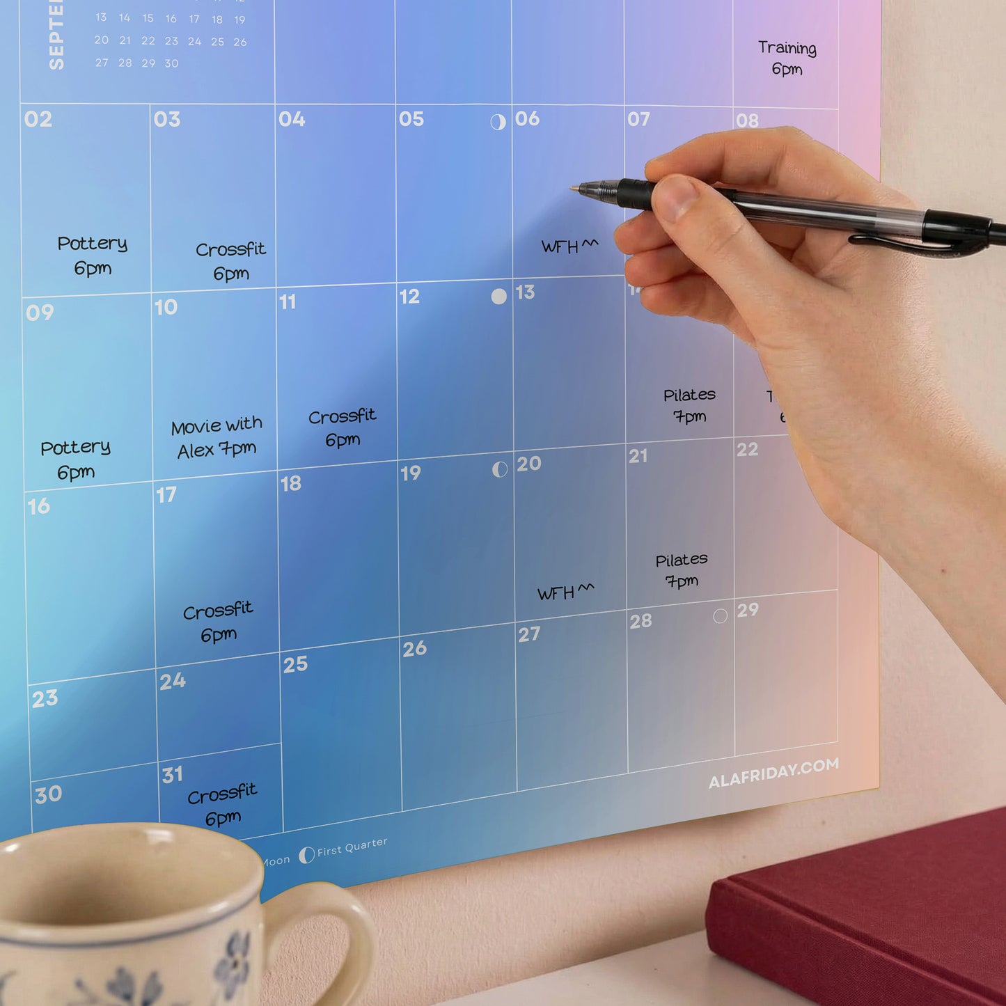 2026 Gradient Calendar, Recycled Paper