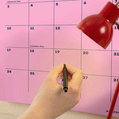2027 Wall Calendar: Pastel Color, Recycled Paper