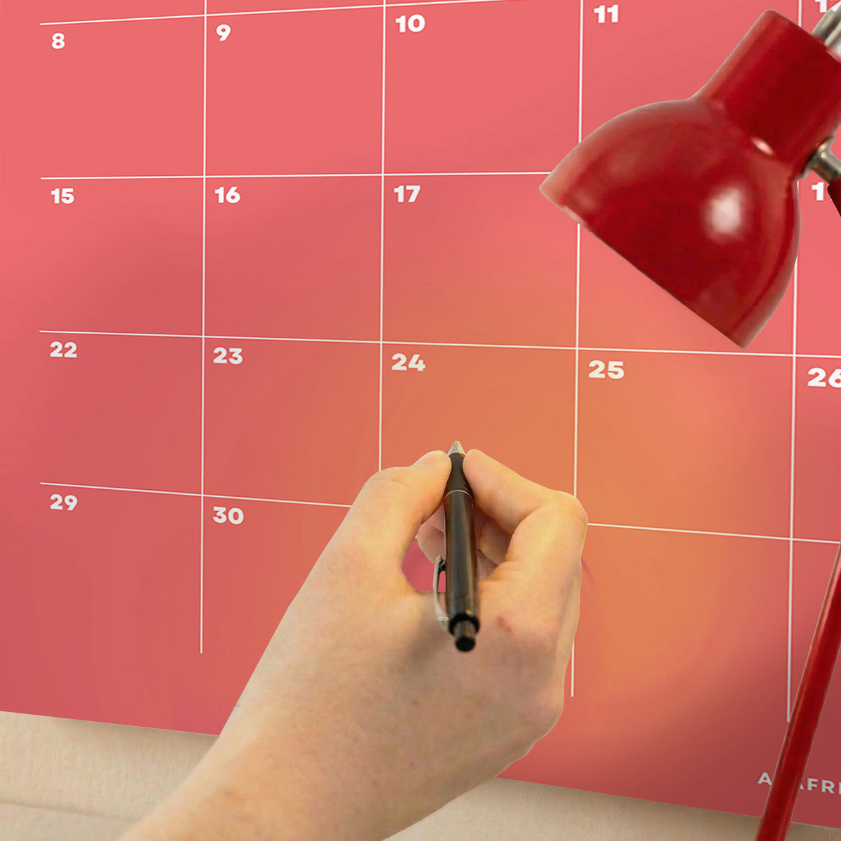 2027 Wall Calendar: Colorful Design, Recycled Paper
