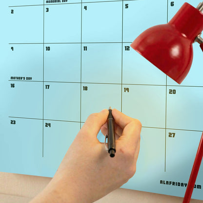 2027 Wall Calendar: Retro Color, Recycled Paper