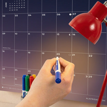 2027 Gradient Wall Calendar, Recycled Paper